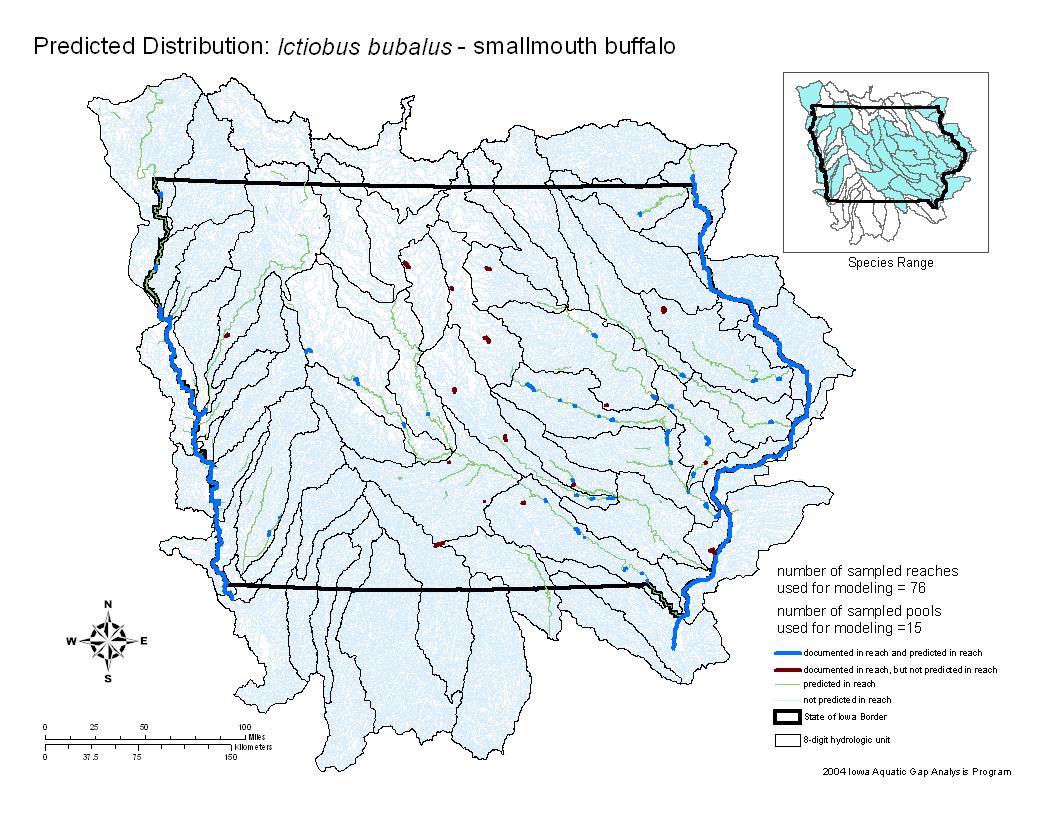 Smallmouth Buffalo Distribution
