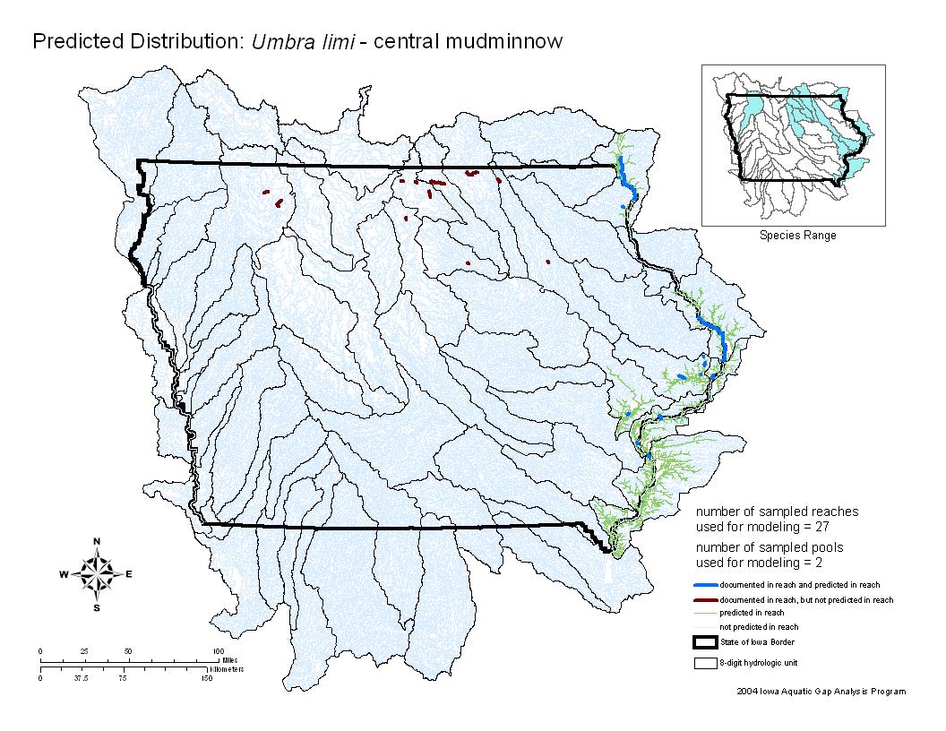 Central Mudminnow Distribution