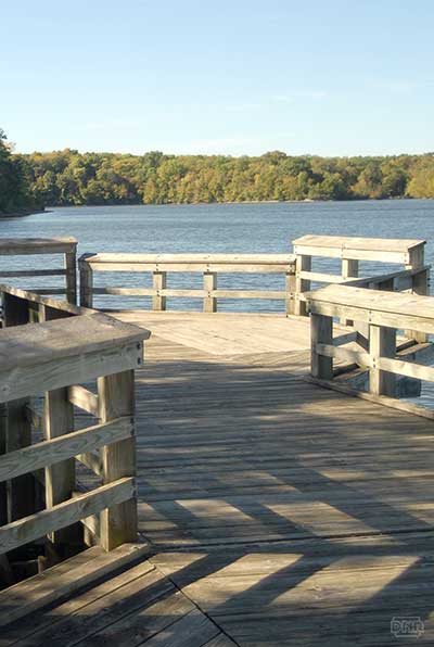 photo of an accessible fishing dock