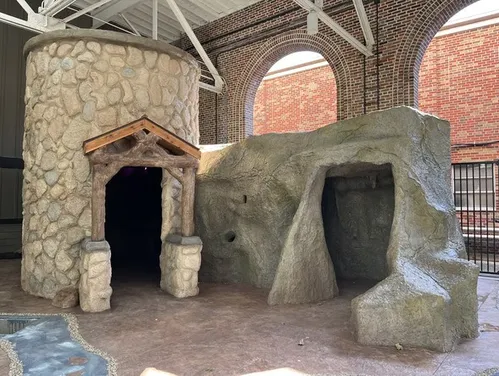 New playscape in the DNR Building at the Iowa State fair.