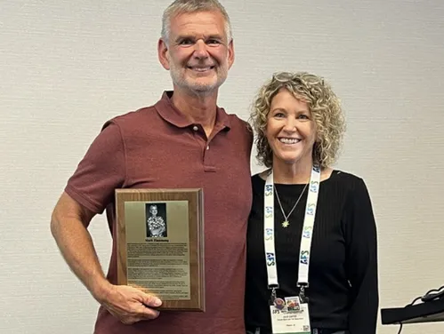 Iowa fisheries biologist Mark Flammang.