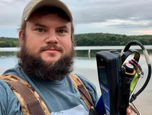 DNR Environmental Specialist Matt Graesch