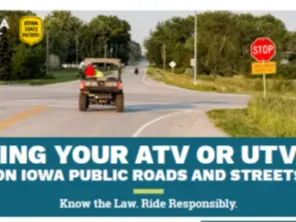 Screen shot of new atv/utv on-road flyer.