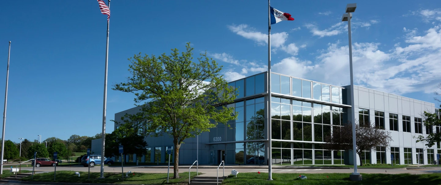 Main office building for the Department of Natural Resources at 6200 Park Ave in Des Moines, Iowa.