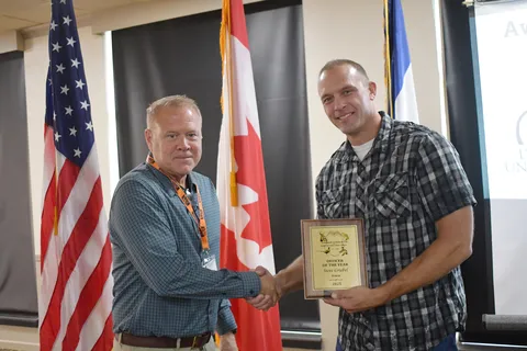 Griebel receives conservation association officer of the year award