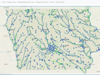 Iowa mobile-friendly fishing atlas