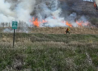 Crews conducting prescribed fires in southwest Fremont County