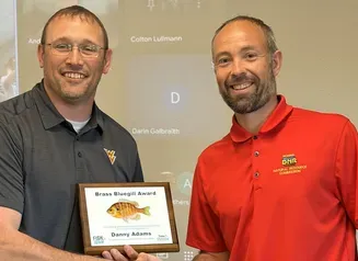 2026 Brass Bluegill Award winner Danny Adams