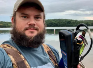 DNR Environmental Specialist Matt Graesch
