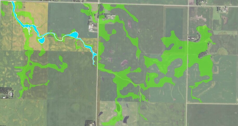 1D MAPPING IS CONFINED TO AN ACTUAL STREAM BEING PRESENT ON THE SURFACE TO HELP DECIDE WHERE TO START MAPPING.