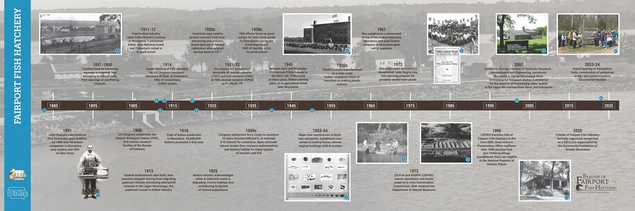 Fairport Fish Hatcher history timeline