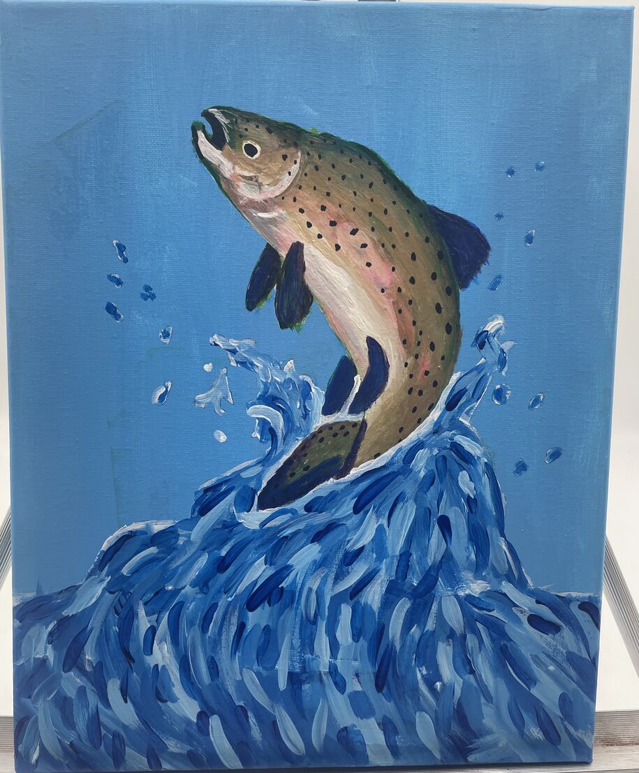 10-12 winner Iowa fish art contest